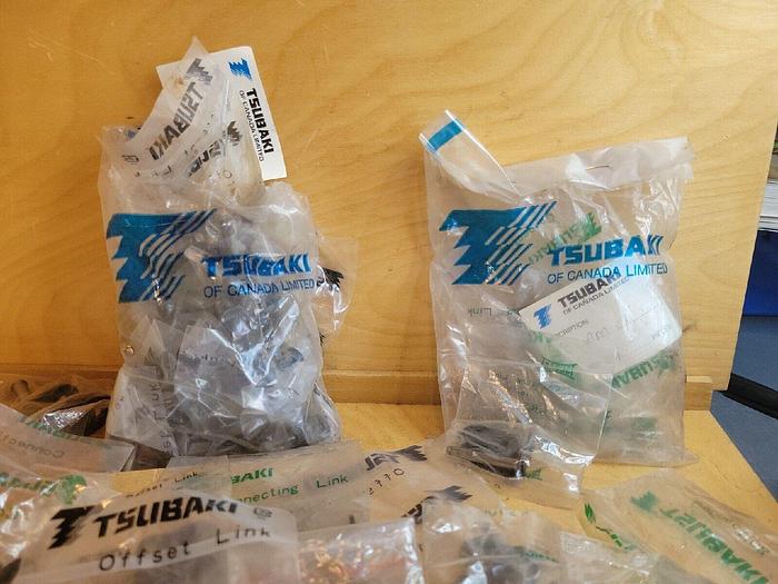 Used Tsubaki Bulk Lot Of Tsubaki Offset / Connecting Link - 60 pcs +