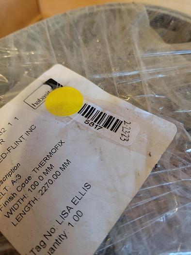 Habasit Habaflow A-3 Belt, 100mm width, 1270 mm length