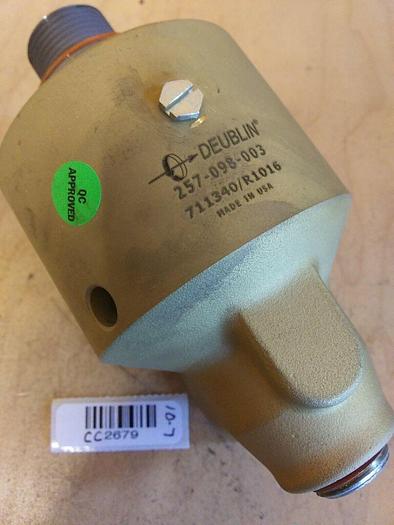 Used Deublin 257-098-003 Right Hand Thread Rotary Union. Refurbished