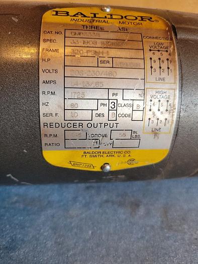 Used Baldor GMP3338, 33-1908-675G1K4