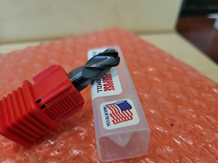 Used Supermill SAPB375SA 3/8" x 5/8" x 2" SOLID CARBIDE ENDMILL