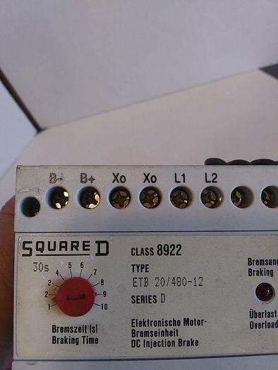 Square D/Starkstrom 8922 ETB20/480-12 DC Injection Brake