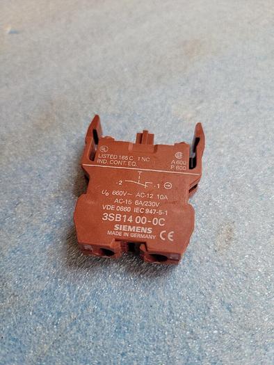 Siemens 3SB1400-0C Contact Block (US SELLER)