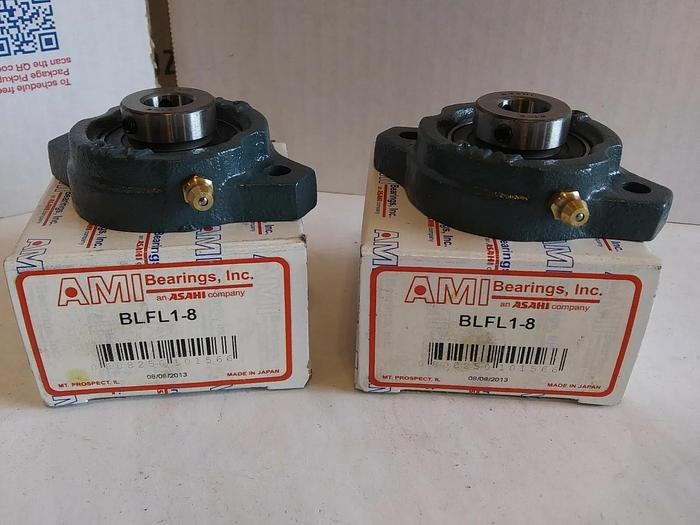 AMI BLFL1-8 Flange Bearings (Lot of 2)