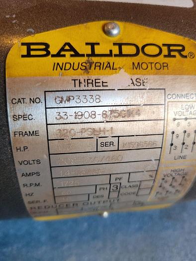 Used Baldor GMP3338, 33-1908-675G1K4