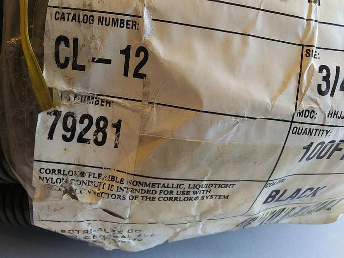 Electri-Flex CL-12 Flexible 3/4" Nonmetallic Liquidtight Nylon Conduit 100ft