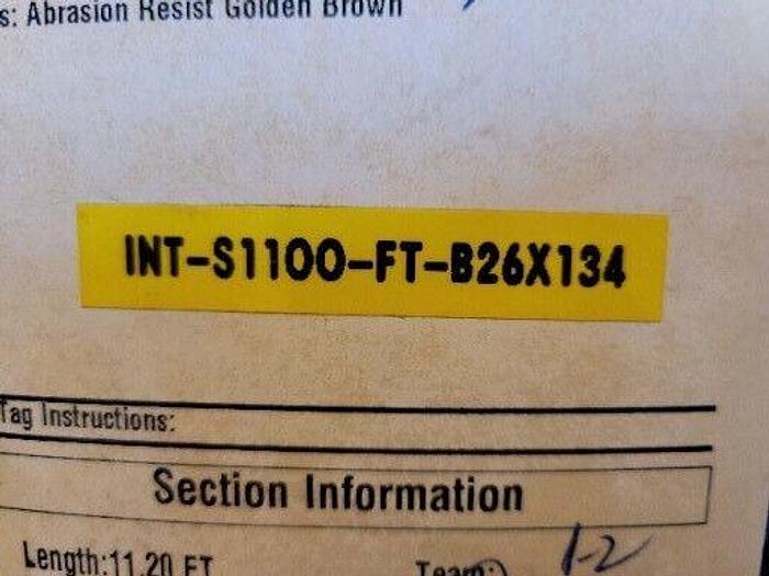 Intralox INT-S1100-FT-B26X134, 11.2' x 26", Series 1100 Flat Top, 52063822