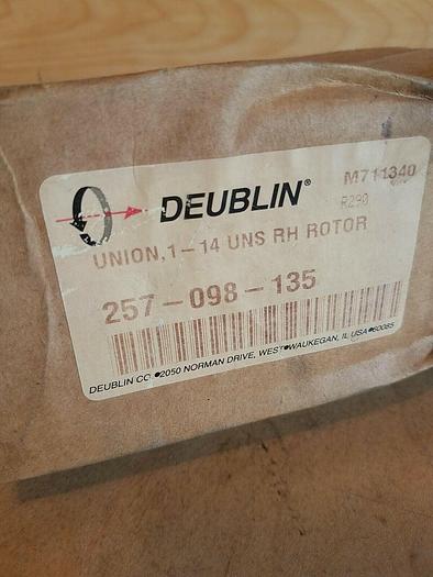 Used Deublin 257-098-135 Rotary Union - Refurbished/ Repaired