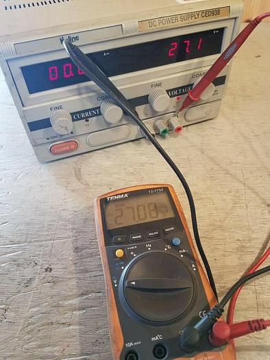 Used Nuline DC Power Supply CED938 - Tested to 24V - Working Condition