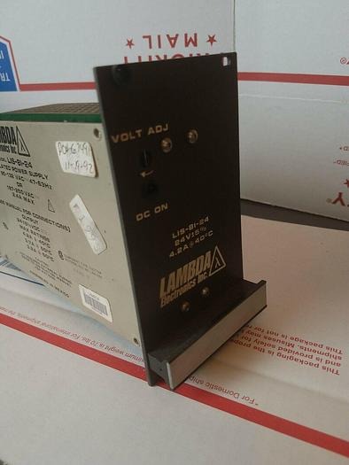 Used Lambda LIS-81-24 Power Supply 120/240V to 24VDC, 4.2A @ 40°C