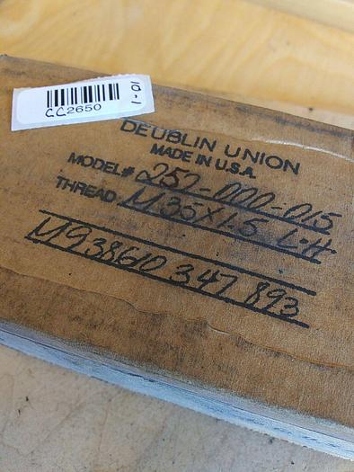 Deublin 257-000-015 Rotating Union M35x1.5 LEFT HAND THREAD