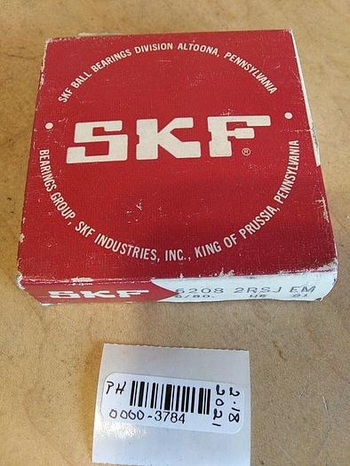 SKF 6208 2RSJ EM 62082RSJEM Sealed Ball Bearing
