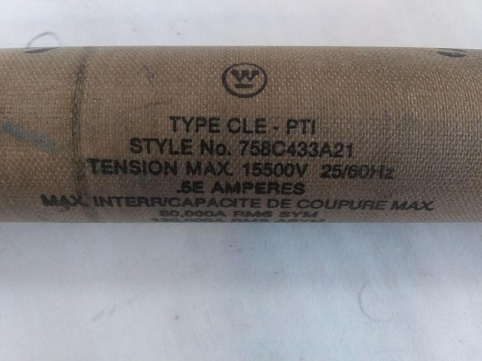 Used Westinghouse 758C433A21 Fuse (Lot of 2)