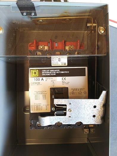 Square D PFH36100G I-LINE 100 AMP Circuit Breaker Disconnector
