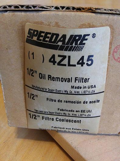 Speedaire 4ZL45 Oil Removal Filter