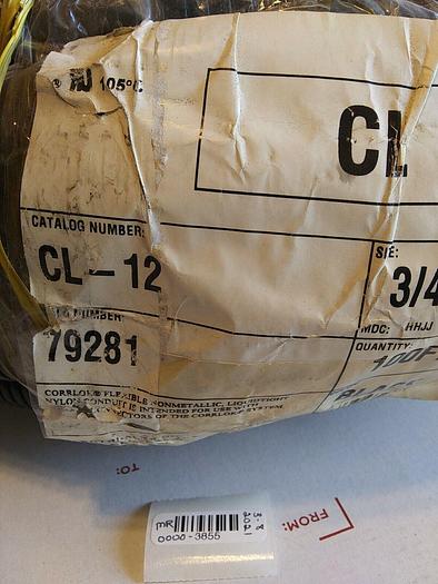 Electri-Flex CL-12 Flexible 3/4" Nonmetallic Liquidtight Nylon Conduit 100ft