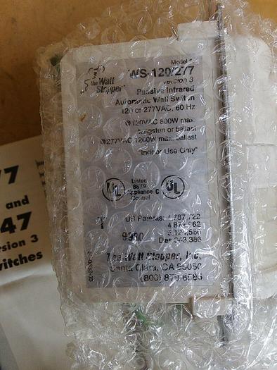 The Watt Stopper WS-120/277 WS-120/277-W Passive Infrared Automatic Wall Switch