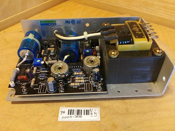 SOLA SLD-12-1010-12 Linear Open Frame DC Power Supply Silver Line