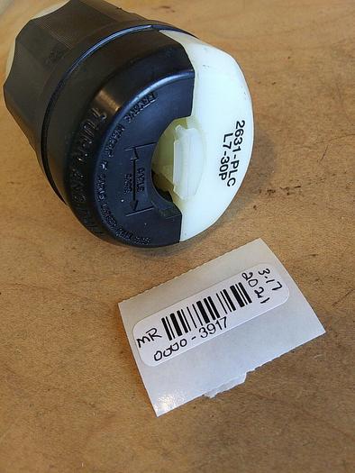 Leviton 2631-PLC 2 pole 3 Wire Grounding Plug Locking