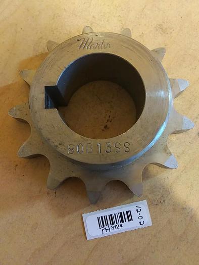 Martin BOB13SS Keyed Roller Sprocket. 13 teeth