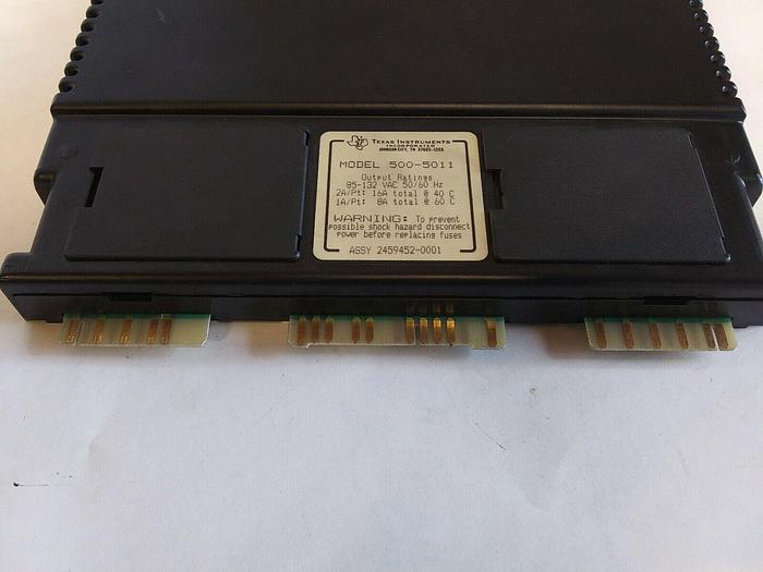 Used Texas Instruments 500-5011 Output Module