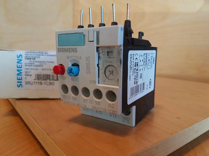 Used Siemens 3RU1116-1CB0 Overload Relay