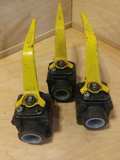 Mecafrance SHP-56-HPB Ball Valve 3/4 (Lot of 3)
