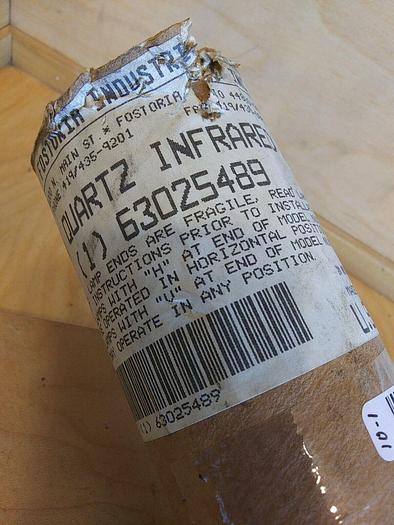 Fostoria Industries 63025489 Clear Quartz Infrared Lamp