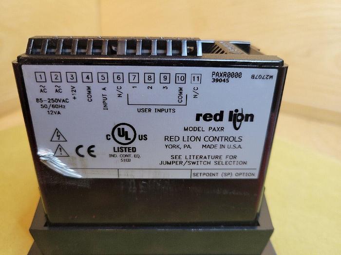 Used Red Lion PAXR, PAXR0000 - 1/8 DIN Digit Input Panel Meter