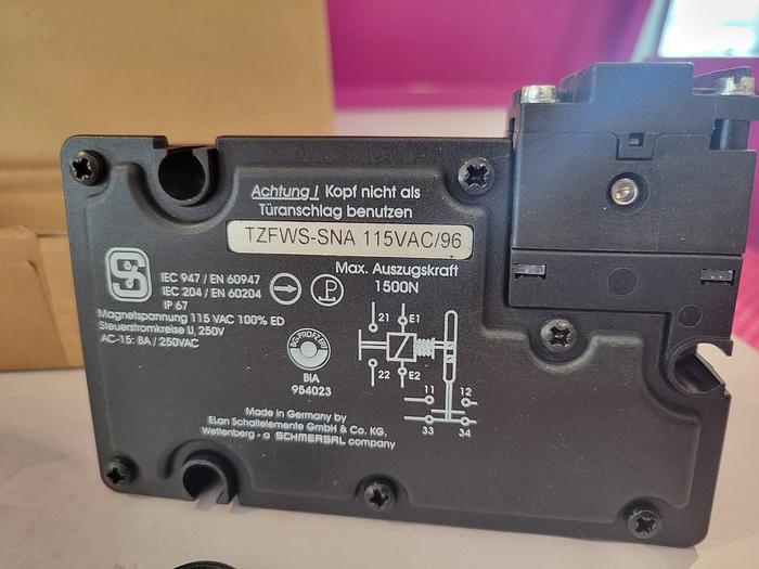 Used Schmersal TZFWS-SNA 115VAC