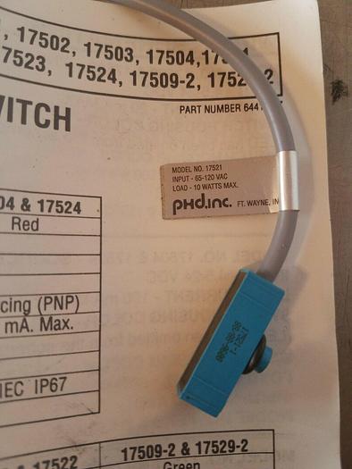 phd 17521 Compact Proximity Switch