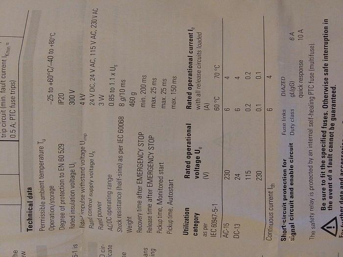 Siemens 3TK2825-2AJ20 Safety Relay (Very Minor Cosmetic Damage)