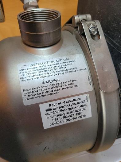 Used Grundfos MLE 80BA2--C, 882867, Flexcon PWG1, Danfoss MBS 3000