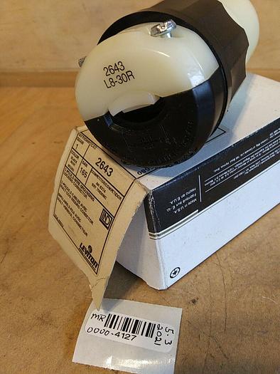 Leviton 2643 Locking Connector 2 Pole 3 Wire Grounding