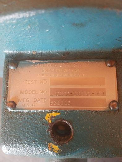 Used 2C0SD-0004S-001 Crown Division ENPO PUMP