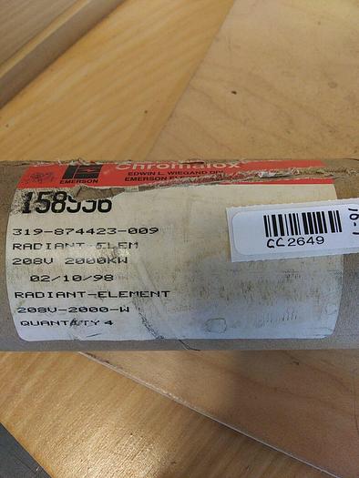 Chromalox 319-874423-009 Radiant-Element (Box of 4)