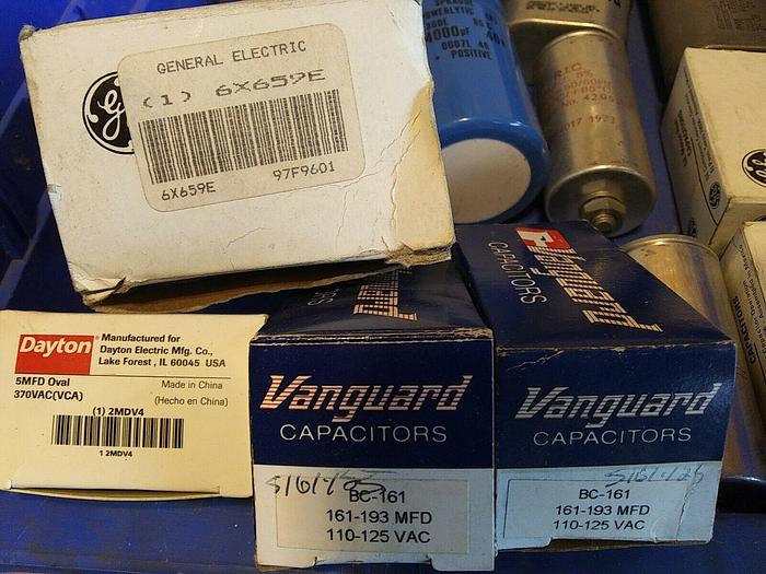 Capacitor Bulk Lot Dayton *GE *Vanguard *Hi-Torq (New, few may be used)