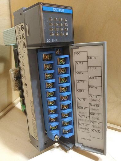 Used Allen Bradley SLC500 1746-OV16 Series B Output Module