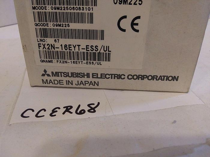 Used Mitsubishi FX2N-16EYT-ESS/UL Programmable Controller