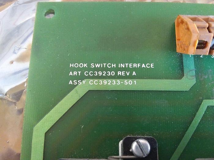 Used Butler Automatic CC39233-501 Hook Switch Interface Board