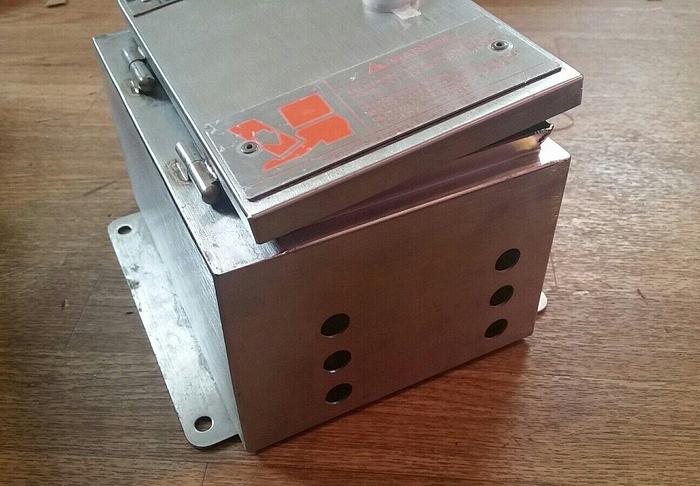 Used Mettler Toledo EZ-Clean Stainless Steel Lab Enclosure 8" x 6" - Locking, No Key