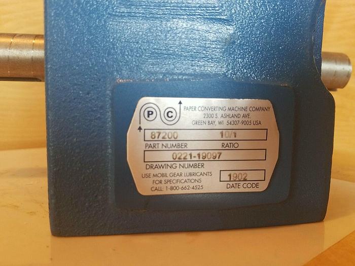 Used Paper Converting Machine Co. 87200 - 10:1 Ratio