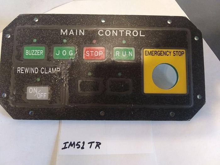 Used Ishii Hyoki Membrane Panel - Main Control/Rewind Clamp