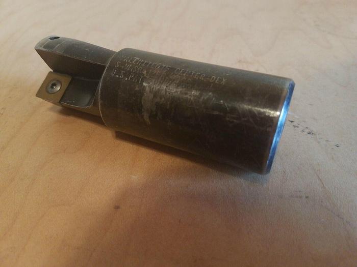 Used VALENITE CENTER-DEX END MILL S-VMSP-125R-90CC, 3.75" OAL, 1.25" SHANK