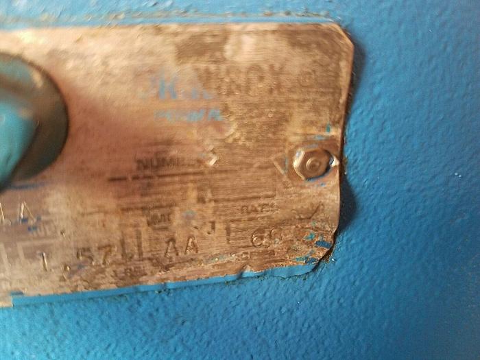 Used Falk 1325WBQM1A Worm Gear Reducer, 60:1 Ratio Hollow Shaft