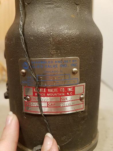 KUNKLE Valve Co. 171S Size 2, Set 120 - 205 GPM 2"