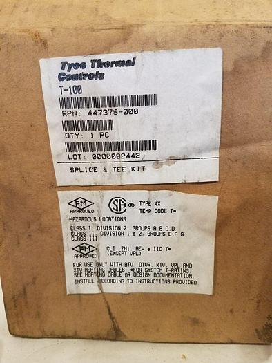 TYCO RAYCHEM T-100 447379-000 SPLICE & TEE KIT, Hazardous Location