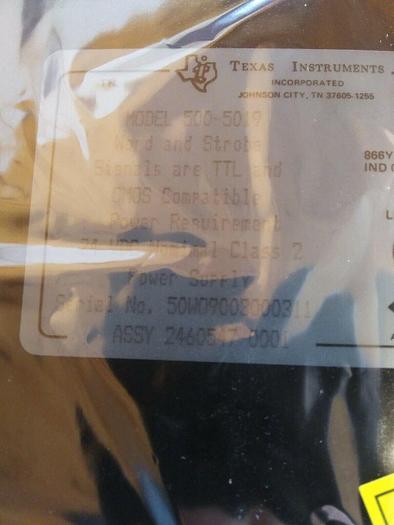 Texas Instruments 500-5019 Output Module