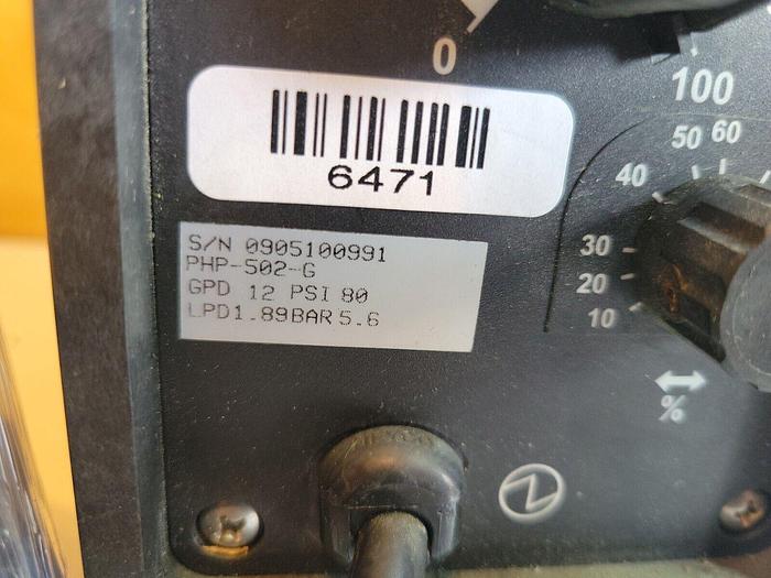 Used Omega PHP-502-G High Temp Diaphragm Pump
