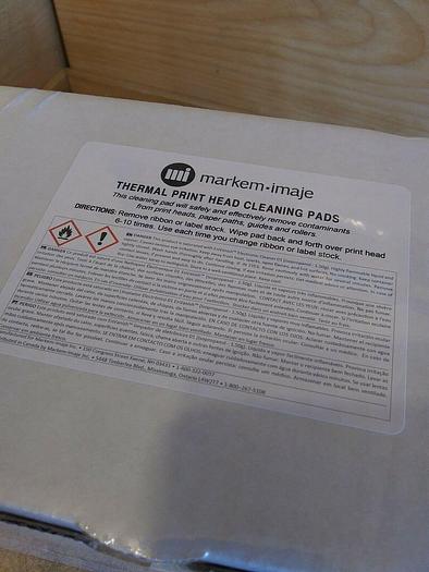 Markem imaje 5824648 Thermal Print Head Cleaning Pads *box of 100